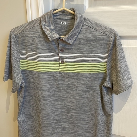 SLIGO Mens Golf Polo Performance Shirt - S - Picture 2 of 4